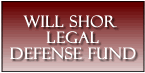 Will Shor Legal Defense Fund - Donate Now